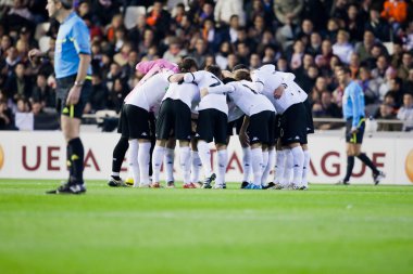Valencia takım maçtan önce