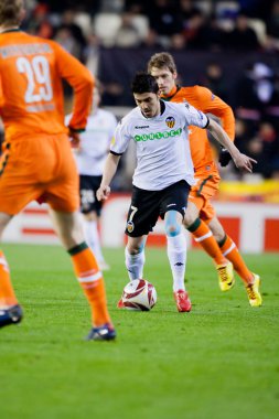 David Villa içinde hareket