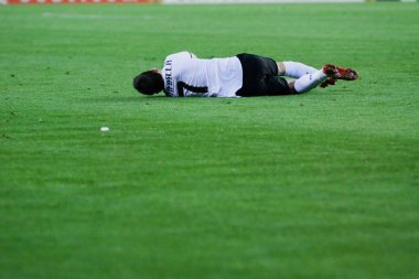 David Villa düştü ve yapıldı hasarlı