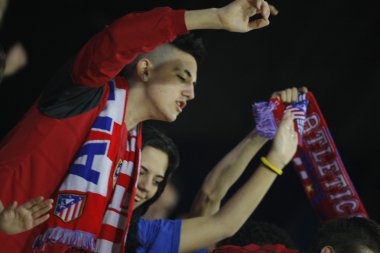 Maç sırasında hayranları