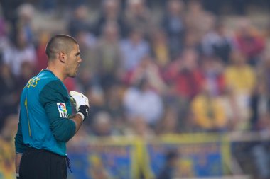 Victor Valdes oyun sırasında