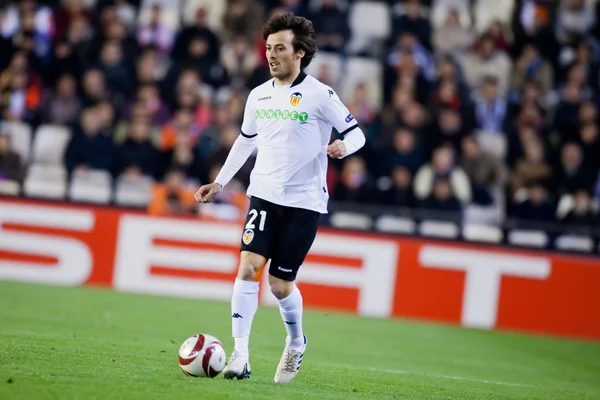 David Silva en action pendant le match — Photo