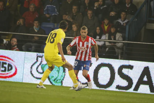 Angel (L) and Simao (R) during the game — Stockfoto