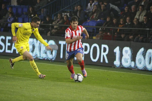 Sergio Leonel Aguero (R) v akci — Stock fotografie