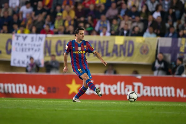 Xavi in azione — Foto Stock