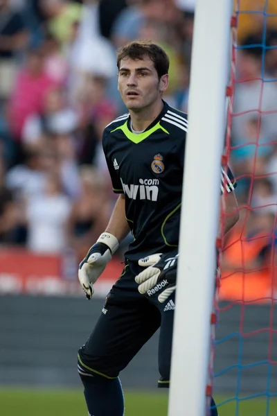 Iker Casillas Calentándose antes del partido — Foto de Stock