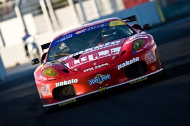 Lorenzo Case (IT) Michele Rugolo (FR) on Ferrari 430 GT2  GTA clipart