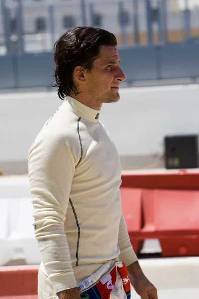 Giorgio Pantano piloto de corrida italiano — Fotografia de Stock