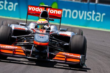 Hamilton Avrupa Grand Prix Formula 1 sırasında