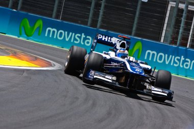 Barichello Avrupa Grand Prix Formula 1 sırasında