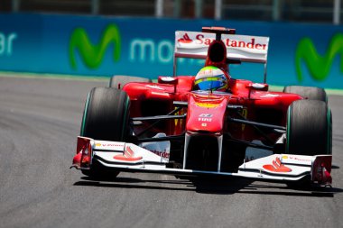 Alonso Avrupa Grand Prix Formula 1 sırasında
