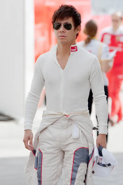 Kobayasi during European Grand Prix Formula 1 — Stock Photo, Image