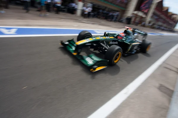 Jarno Trulli durante el Gran Premio de Europa Fórmula 1 — Foto de Stock