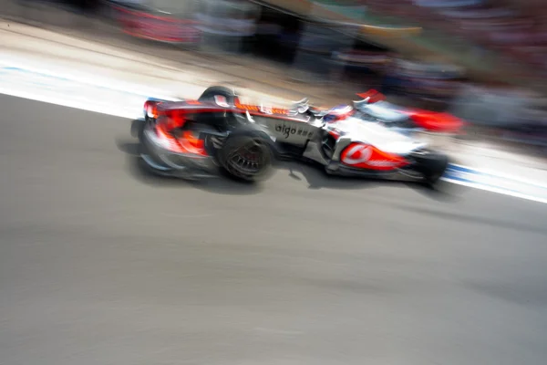 Avrupa Grand Prix Formula 1 sırasında Jenson Button — Stok fotoğraf