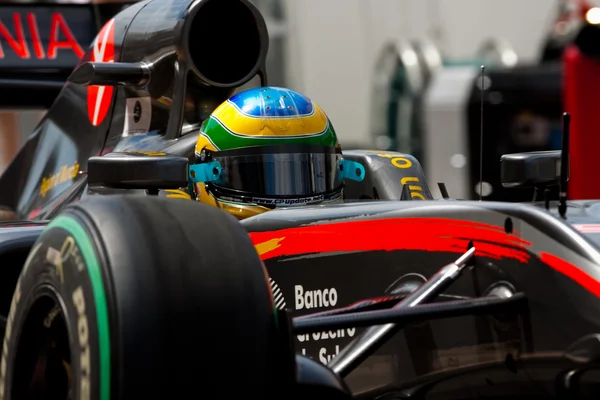 Bruno Senna tijdens de Europese Grand Prix Formule 1 — Stockfoto