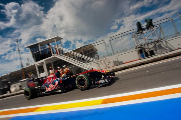 Sebastian Buemi tijdens de Europese Grand Prix Formule 1 — Stockfoto