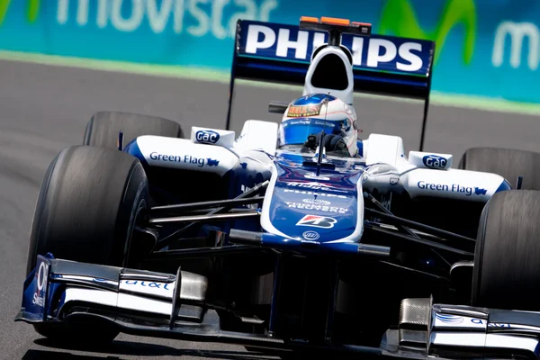 Barrichello durante a Fórmula 1 do Grande Prémio Europeu — Fotografia de Stock