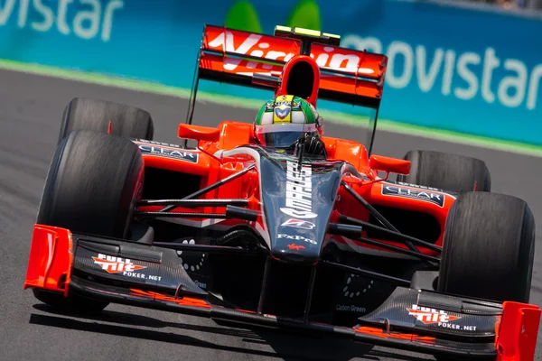 Di Grassi podczas europejskich Grand Prix Formuły 1 — Zdjęcie stockowe