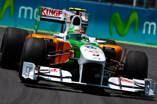 Liuzzi under Europeiska Grand Prix formel 1 — Stockfoto