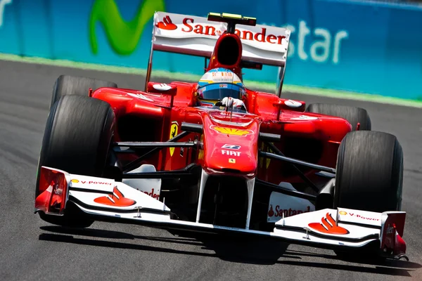 Alonso beim europäischen Grand Prix Formel 1 — Stockfoto