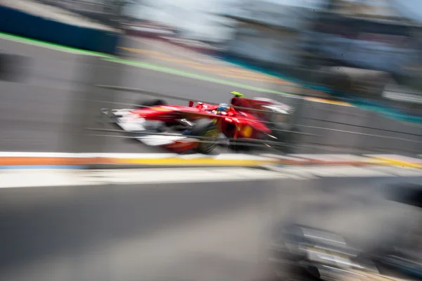 Alonso durante a Fórmula 1 do Grande Prémio da Europa — Fotografia de Stock