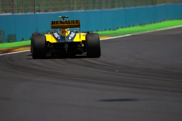 Petrov Euroopan Grand Prix Formula 1 kilpailun aikana — kuvapankkivalokuva