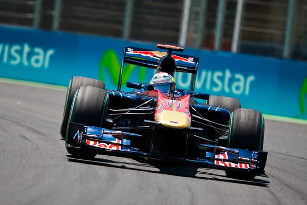 Buemi under Europeiska Grand Prix formel 1 — Stockfoto