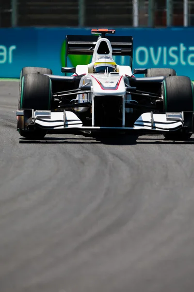 De la Rosa durante el Gran Premio de Europa Fórmula 1 — Foto de Stock