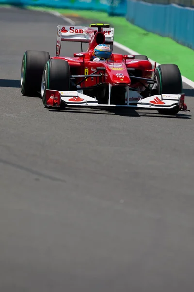 Alonso beim europäischen Grand Prix Formel 1 — Stockfoto