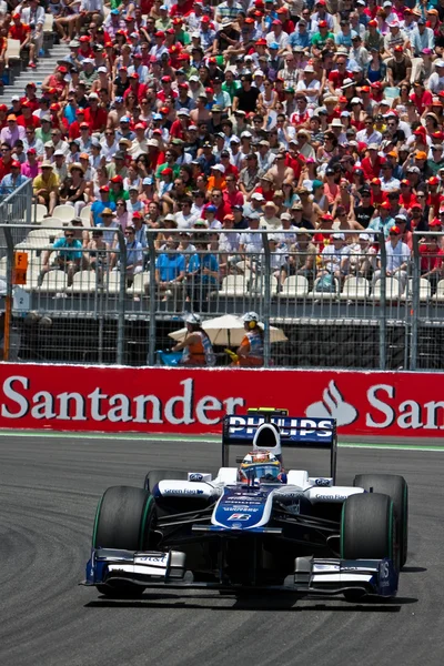 Hulkenberg durante a Fórmula 1 do Grande Prémio da Europa — Fotografia de Stock