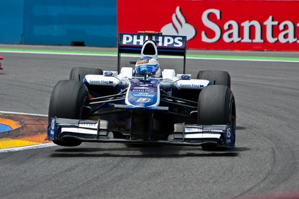 Barrichello durante il Gran Premio d'Europa Formula 1 — Foto Stock