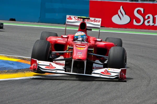 Alonso beim europäischen Grand Prix Formel 1 — Stockfoto