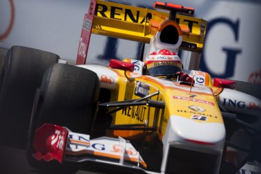 Formula 1 Grand Prix Avrupa'nın sırasında Alonso