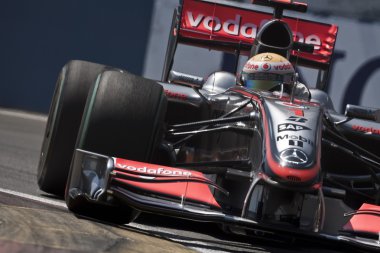 Formula 1 Grand Prix Avrupa'nın sırasında Hamilton