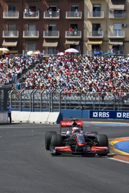 Formula 1 Grand Prix Avrupa'nın sırasında Heikki Kovalainen