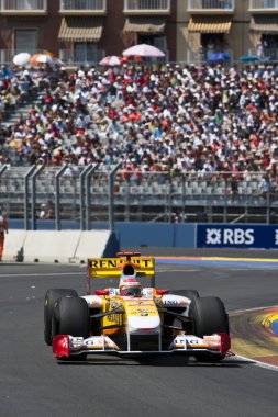 Formula 1 Grand Prix Avrupa'nın sırasında Alonso