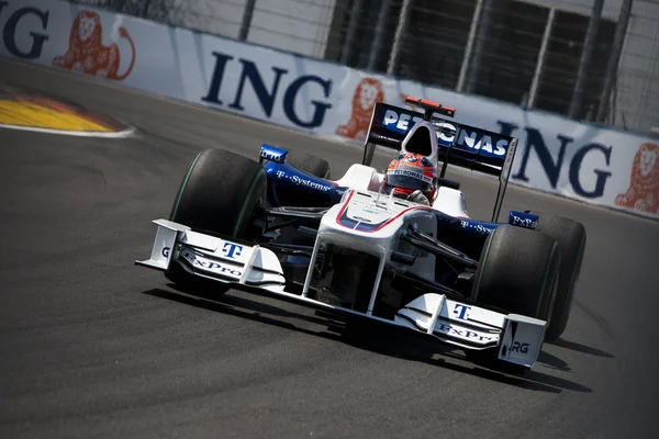 Kubica Formula 1 Grand Prix Avrupa'nın sırasında — Stok fotoğraf