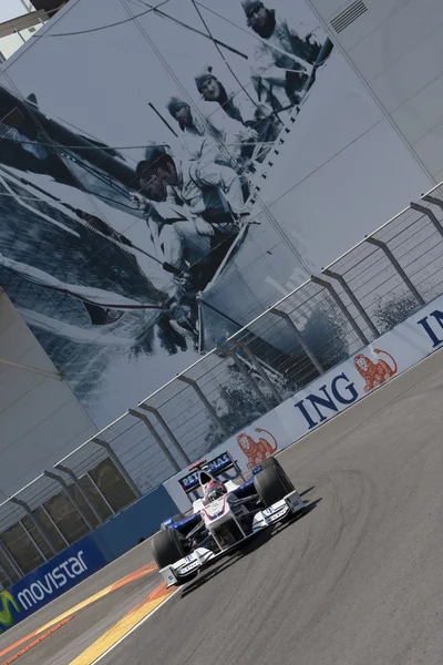 Kubica under formel 1 Grand Prix Europa — Stockfoto