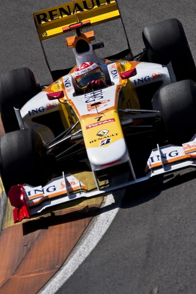 Alonso durante il Gran Premio d'Europa di Formula 1 — Foto Stock