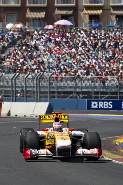 Alonso durante o Grande Prémio de Fórmula 1 da Europa — Fotografia de Stock