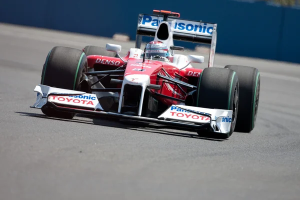 Formule 1 Evropské Grand Prix kvalifikační relace — Stock fotografie