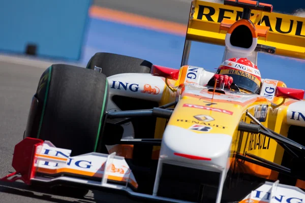 Formula 1 Euroopan Grand Prix karsinnat — kuvapankkivalokuva