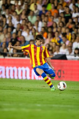 Futbol partisi sunu maç sırasında Pablo Piatti