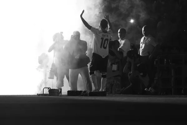 Juan Mata durante la Presentación de la Fiesta de Fútbol — Foto de Stock