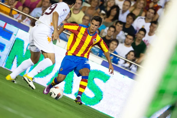 Juan Bernat durante el partido de presentación de Football Party — Foto de Stock