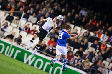 Ricardo Costa (L) ve Klaas-Jan Huntelaar (R) eylem