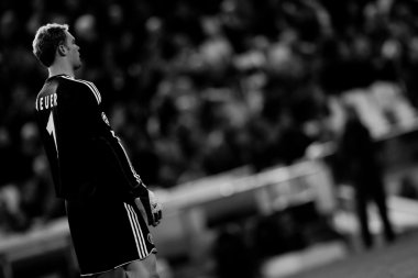 Kaleci Manuel Neuer oyun sırasında