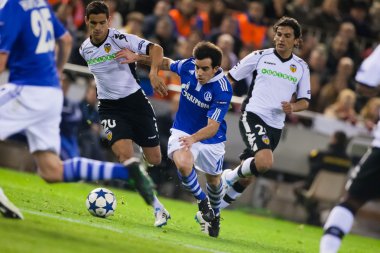 Jose Manuel Jurado (L) ve Ricardo Costa (R) eylem