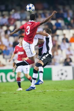 Patrice Evra ve Pablo oyun sırasında
