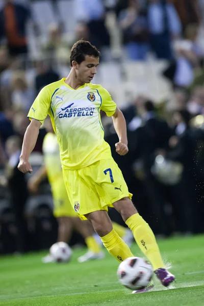 Nilmar con una pelota — Foto de Stock